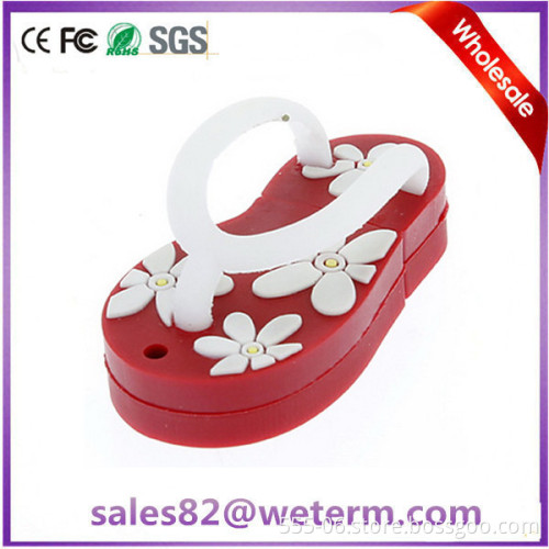 Slipper Design PVC Cheap Bulk Gifts 1gb Usb Flash Drives Custom Logo